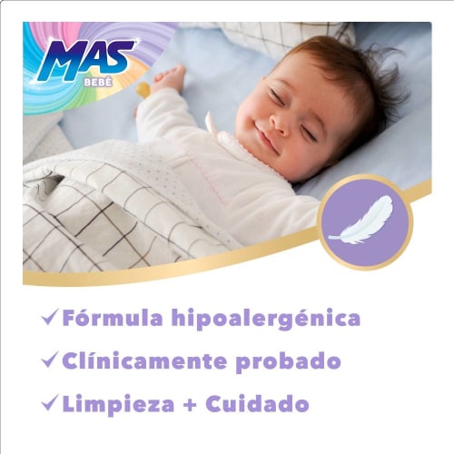 Detergente Líquido Hipoalergénico Para Bebé Mas Bebe 8.3 L