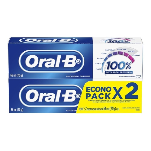 Farmacias del Ahorro  Oral-B 100% De Tu Boca Cuidada Pasta Dental