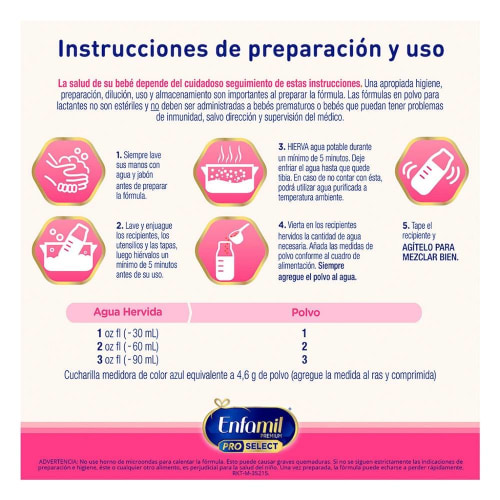 Fórmula de continuación Enfamil Premium para lactantes etapa 2 de 6 a 12  meses 1.5 kg