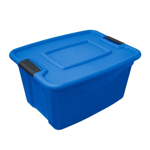 Pack De 2 Cajas Organizadoras Con Tapa Decorativas De Plastico 19l con  Ofertas en Carrefour