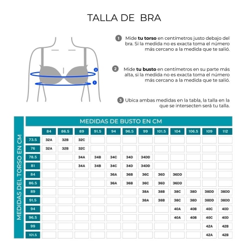 Brasier Curvation Negro Talla 42B  Bodega Aurrera Despensa a tu Casa