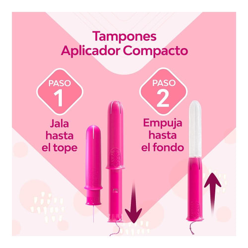 Tampones Saba V Compact Súper Plus Con Aplicador Flujo Súper Abundante 10 Pzas Bodega Aurrera 0561