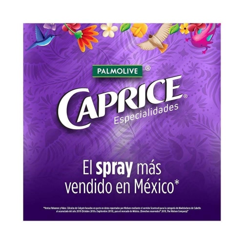 Spray Para Cabello Palmolive Caprice Naturals Brillo Y Aroma Esencia De Kiwi Y Lavanda 316 Ml 2983