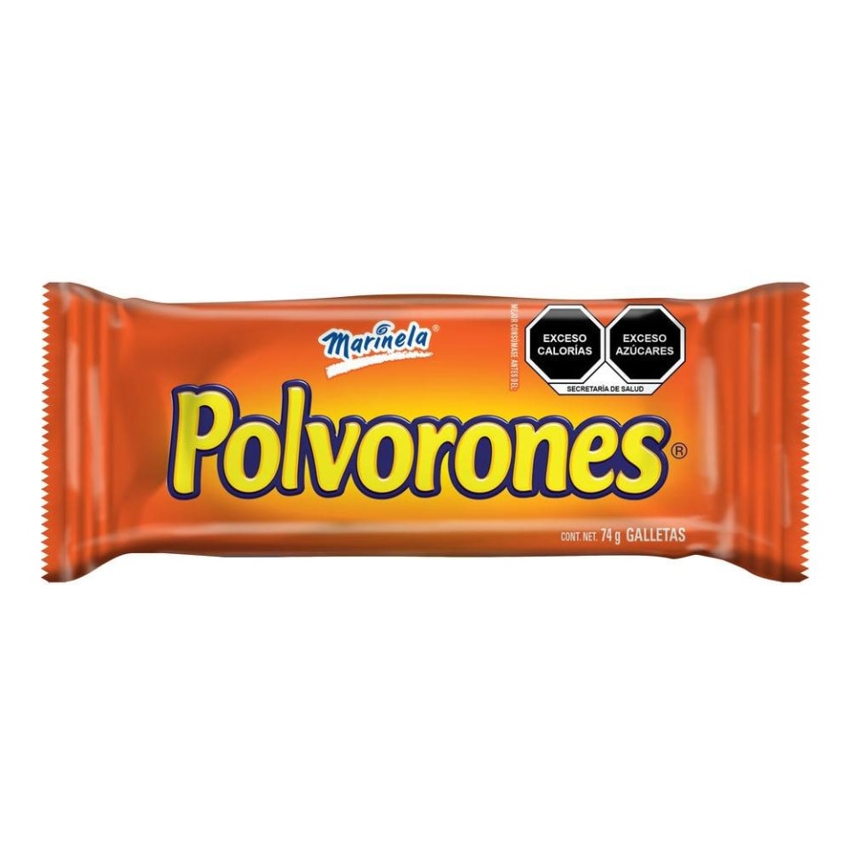 Galletas Marinela Polvorones Sabor Naranja 74 G Walmart 6916