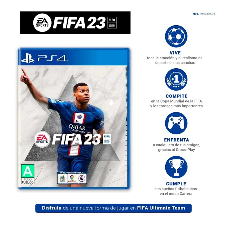 FIFA 23 PlayStation 4 Físico Walmart