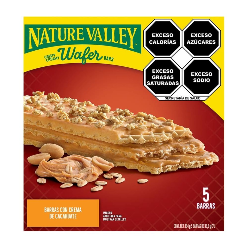 Barras Nature Valley Crispy Creamy Wafer Bars Con Crema De Cacahuate 184 G Walmart 7445