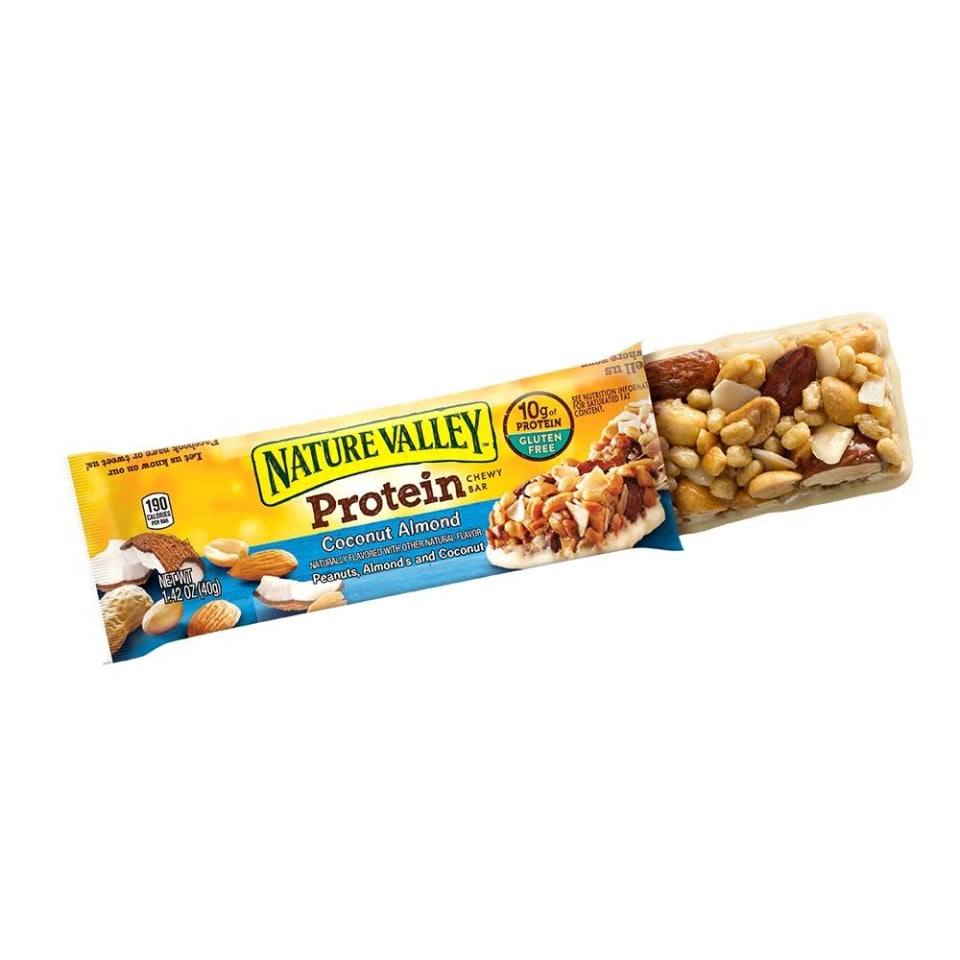 Barras Nature Valley Protein De Cacahuate Con Almendra Proteína De Soya Y Coco 201 G Walmart 7594