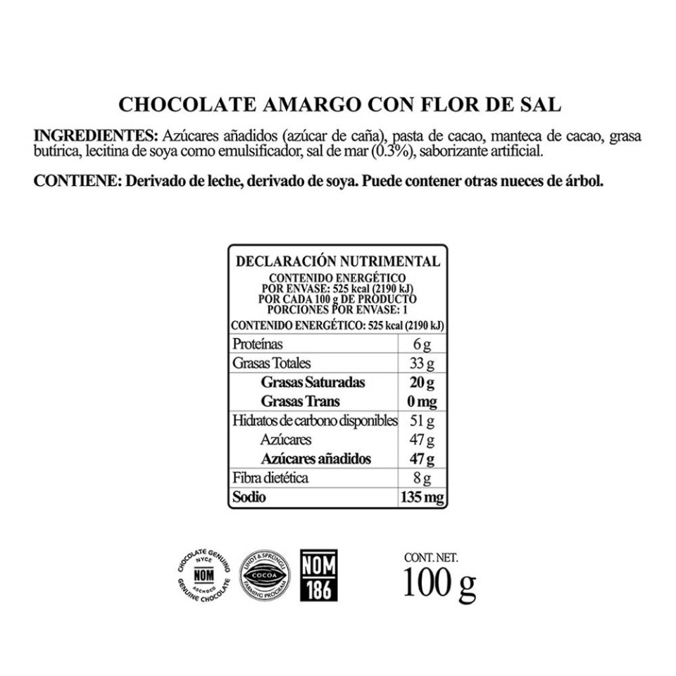 Chocolate amargo Lindt Excellence con flor de sal 100 g | Walmart