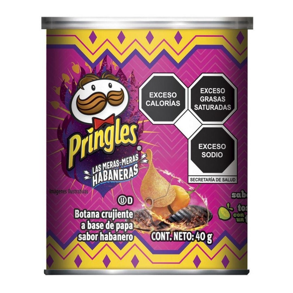 Papas Pringles sabor habanero 40 g Walmart