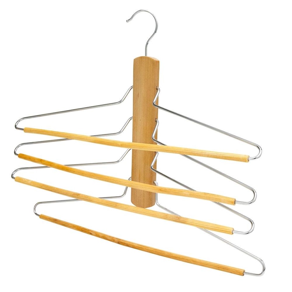 Ganchos para Ropa Better Space Multiple de Madera 4 Piezas | Walmart