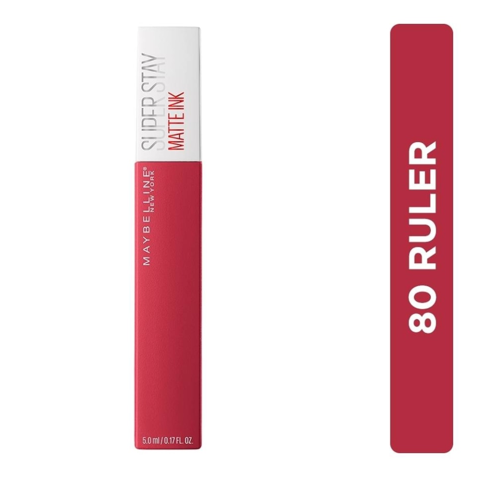 labial líquido maybelline super stay matte ink 080 ruler 5 ml walmart