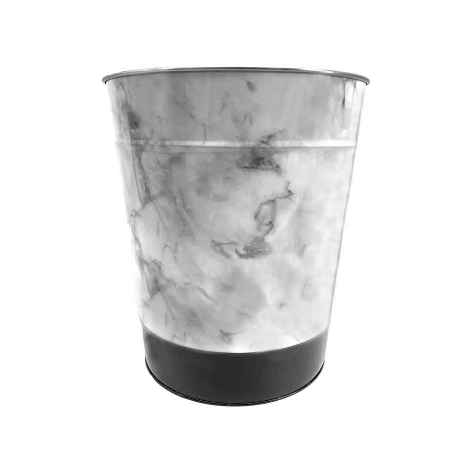 BOTE BASURA MARMOL 25 CM