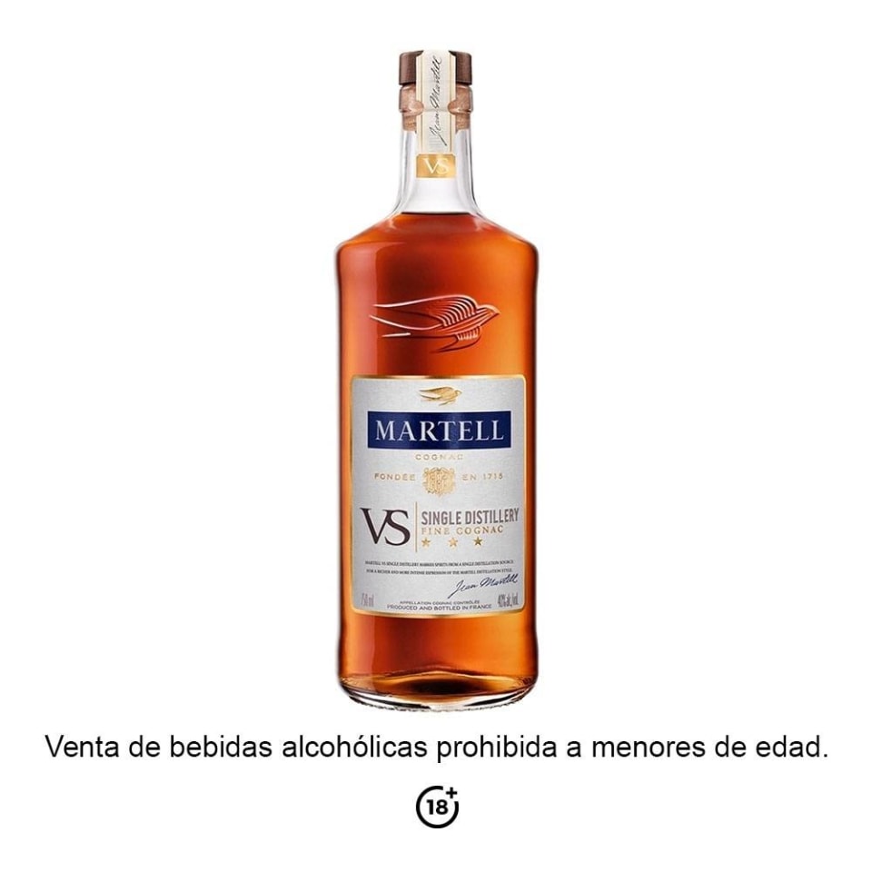 ¿Cuánto cuesta botella Martell VS