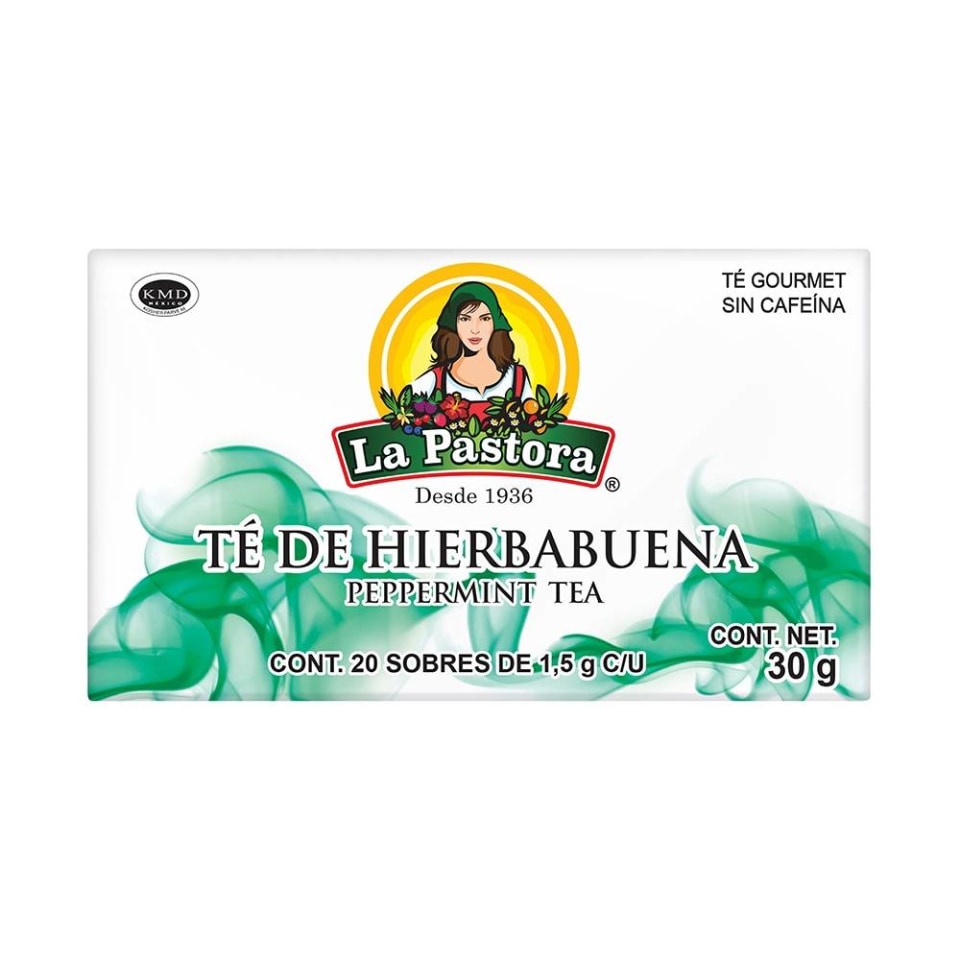 Té De Hierbabuena La Pastora 20 Sobres De 15 G Cu Walmart 4111