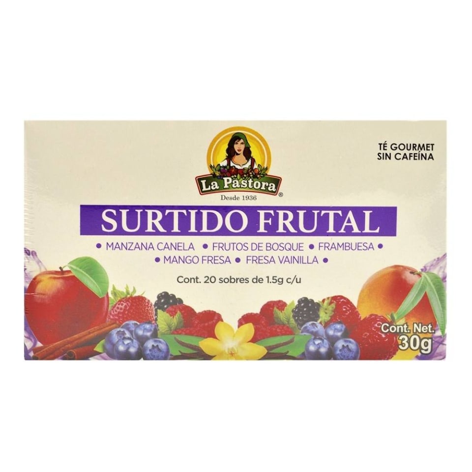 Té La Pastora Surtido Frutal 30 G Walmart 9813