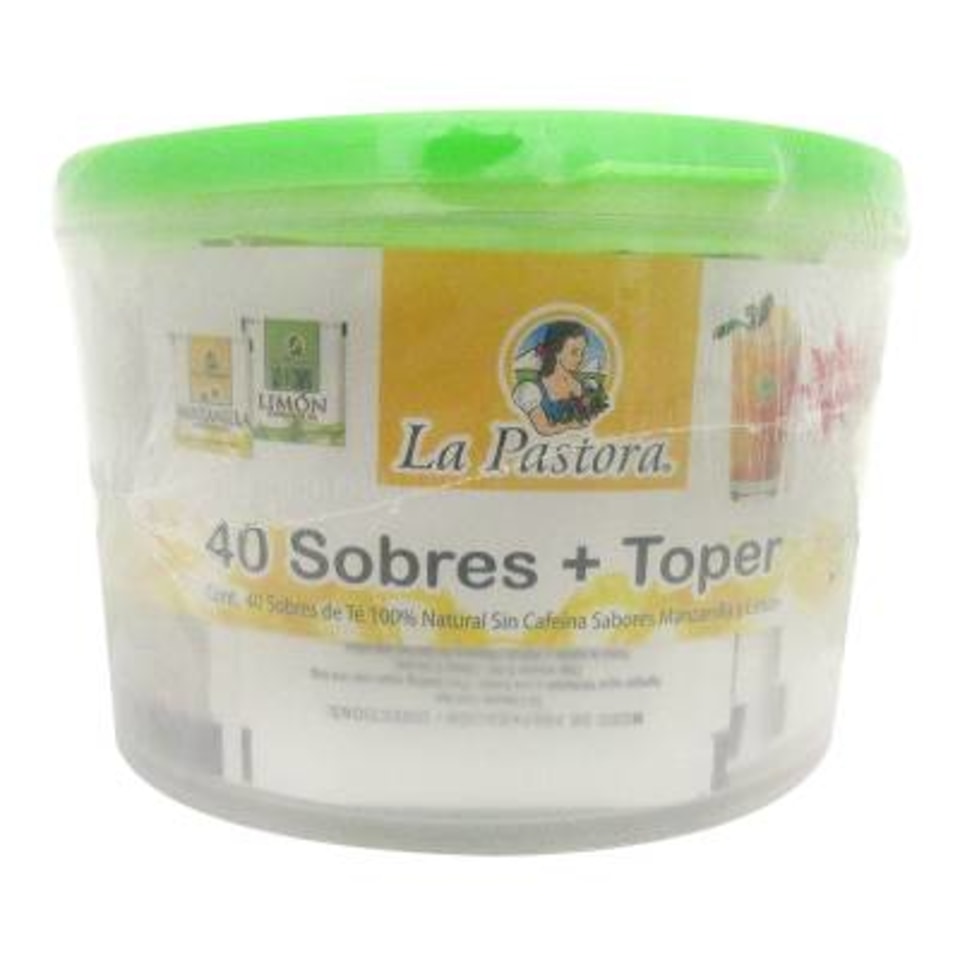 Té La Pastora 40 Sobres Surtidos Toper Walmart 6941