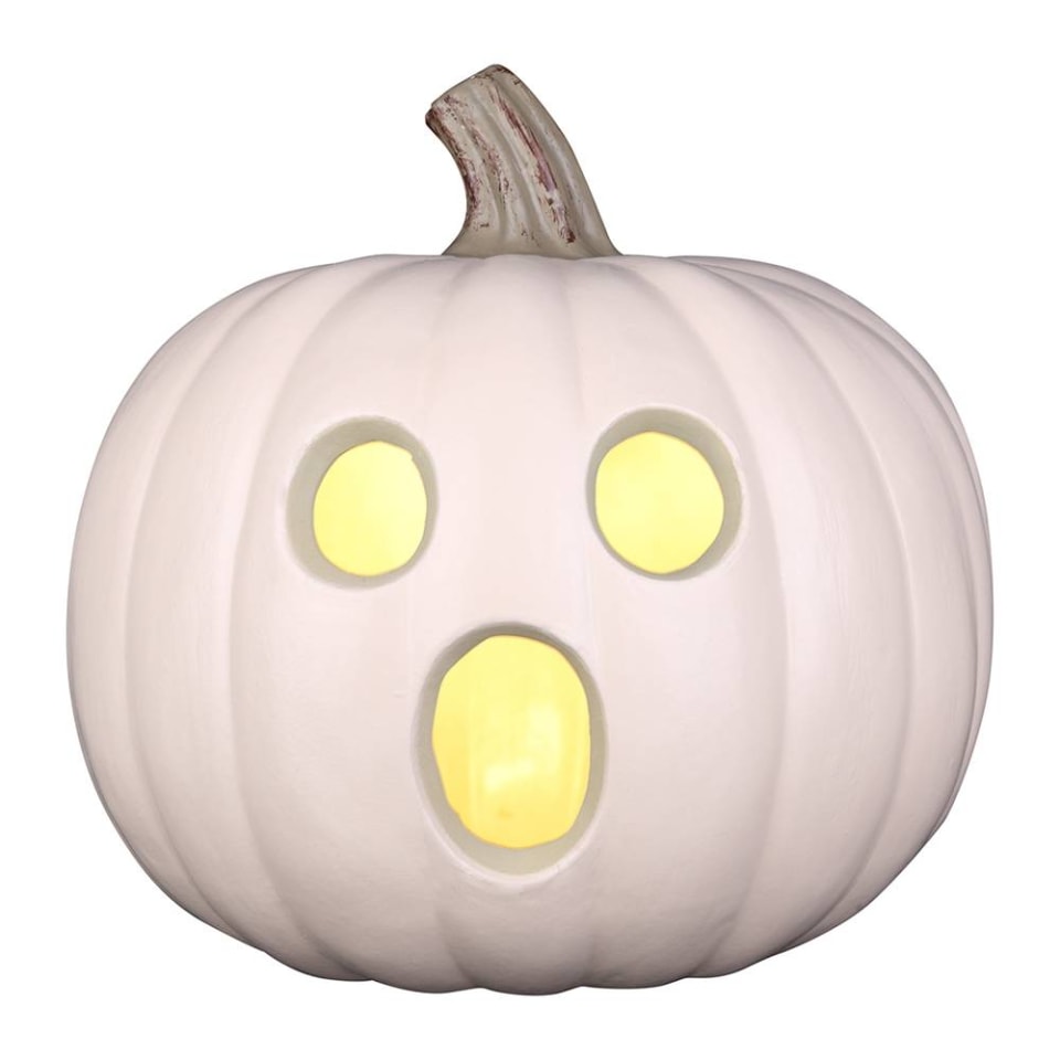Decoración Way to Celebrate Calabaza con Luz Blanca para Halloween | Walmart Decoración Way to Celebrate Calabaza con Luz Blanca para Halloween | Walmart
