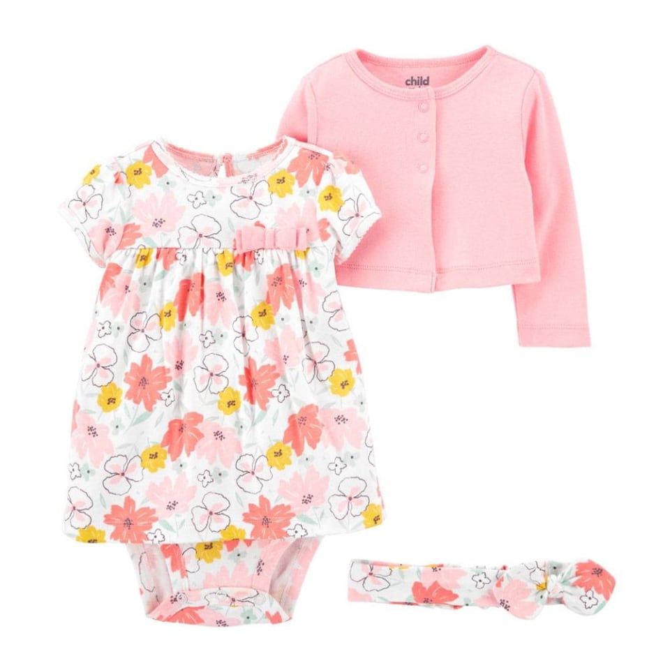 Vestido Child of Mine Carter's Niña 0 a 3 Meses Flores 3 Piezas | Walmart Vestido Child of Mine Carter's Niña 0 a 3 Meses Flores 3 Piezas | Walmart