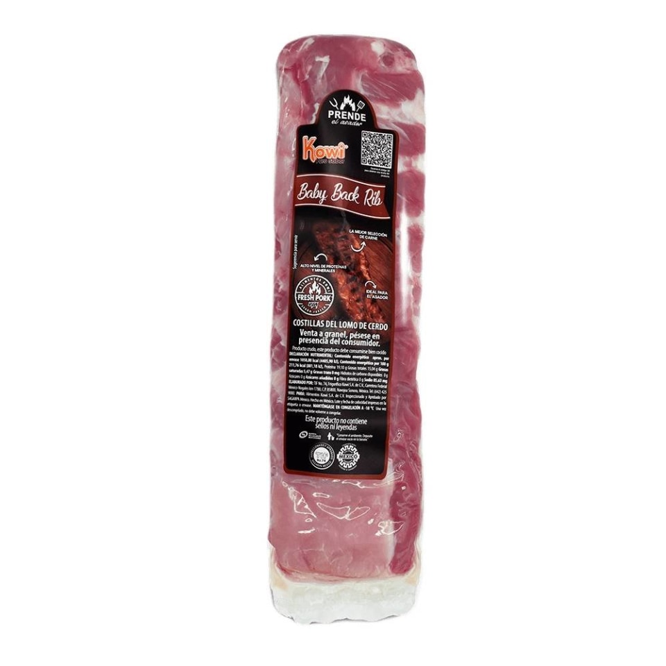 COSTILLAS BABY BACK RIB DE CERDO KOWI KG