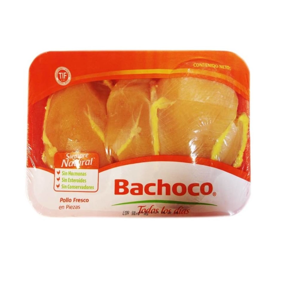 Pechuga de pollo Bachoco sin hueso por kg Walmart