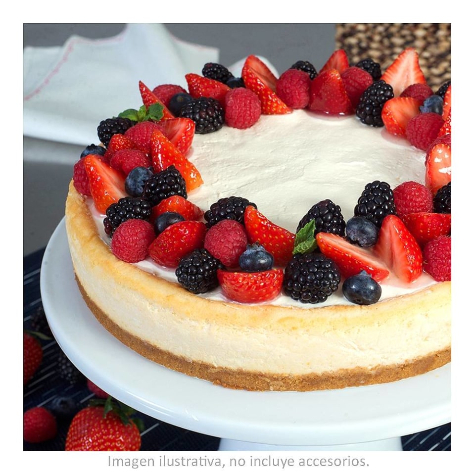 Cheesecake crema pastelera con frutos por pieza | Walmart