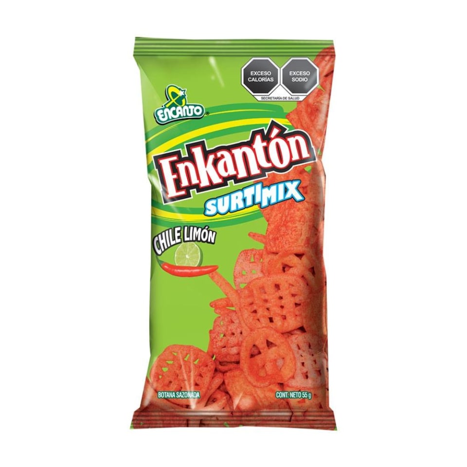 Botana Sazonada Encanto Enkantón Surtimix Chile Y Limón 55 G Walmart 