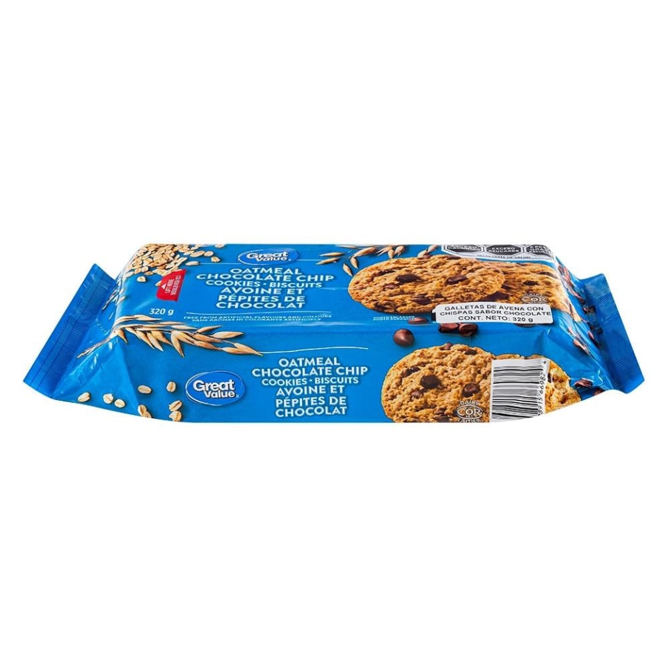 Galletas De Avena Great Value Con Chispas De Chocolate 320 G Walmart 6638