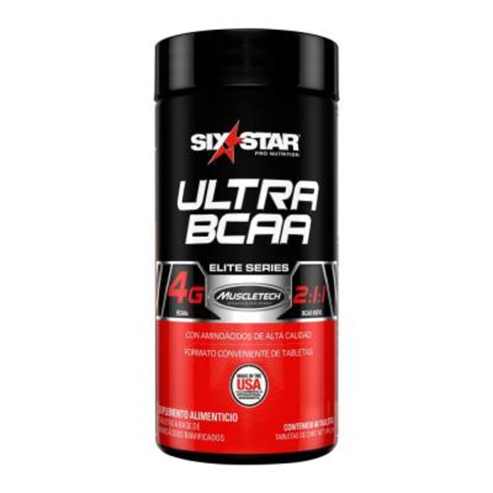 Suplemento Alimenticio Six Star Pro Nutrition Muscletech Ultra Bcaa 60 Tabletas Walmart 7195