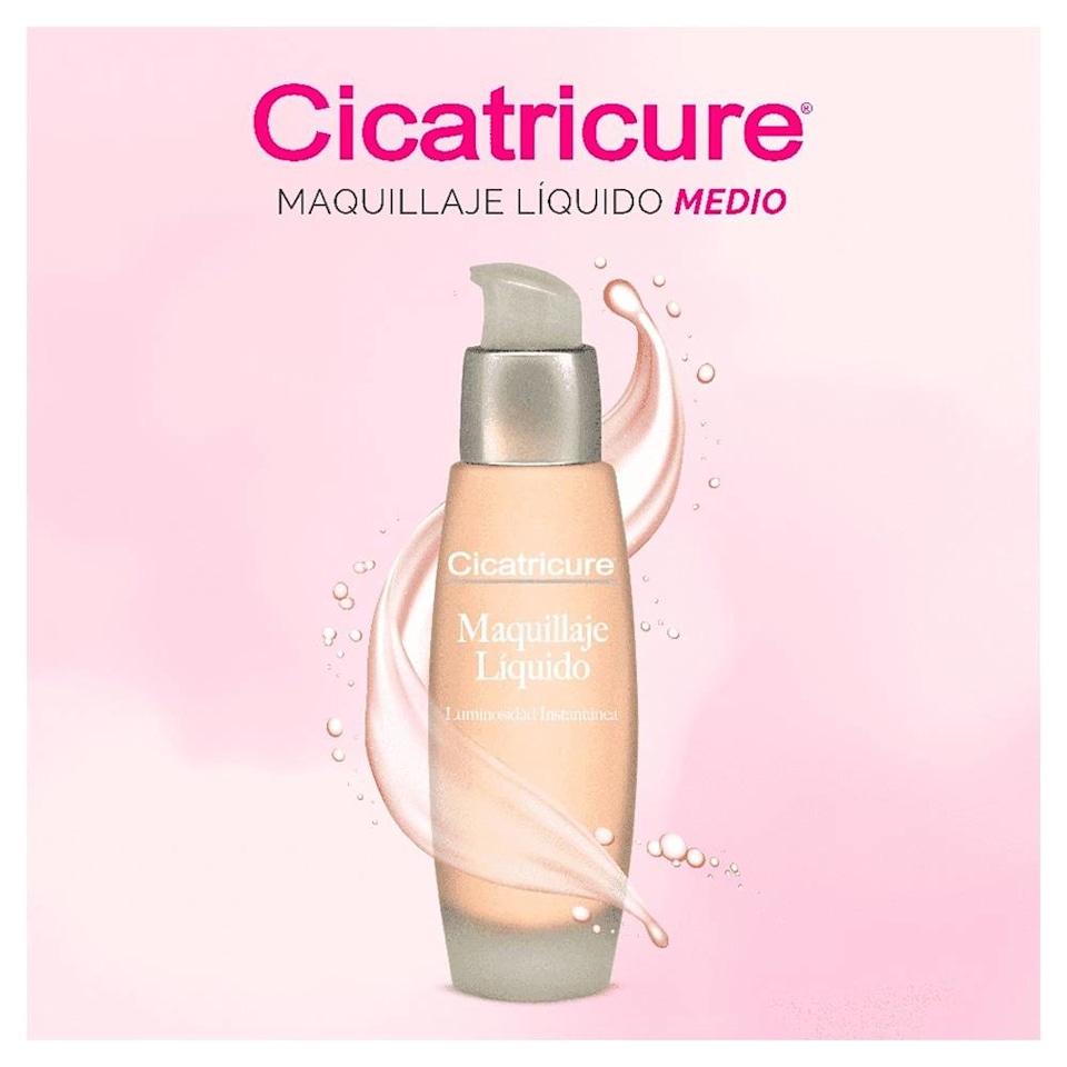 Maquillaje líquido Cicatricure tono medio 30 ml | Walmart Maquillaje líquido Cicatricure tono medio 30 ml | Walmart
