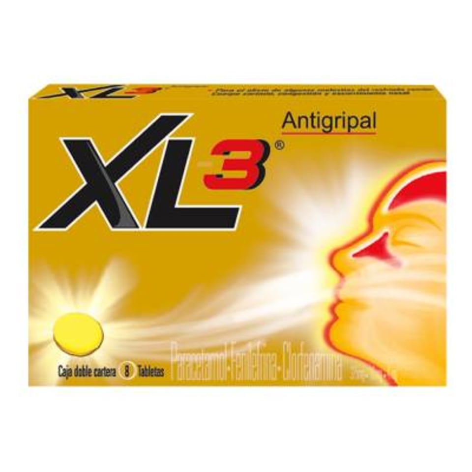 Antigripal XL3 8 tabletas