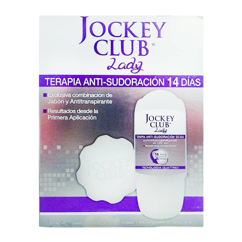 Kit anti sudoración Jockey Club Lady 14 días para dama 2 pzas | Walmart