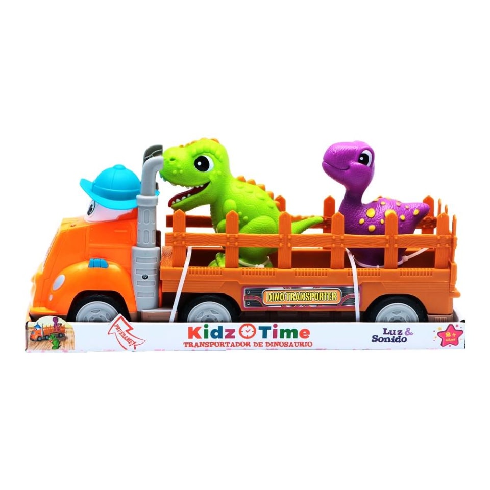 Vehículo Kidz Time Transportador de Dinosaurio 3 Piezas | Walmart Vehículo Kidz Time Transportador de Dinosaurio 3 Piezas | Walmart