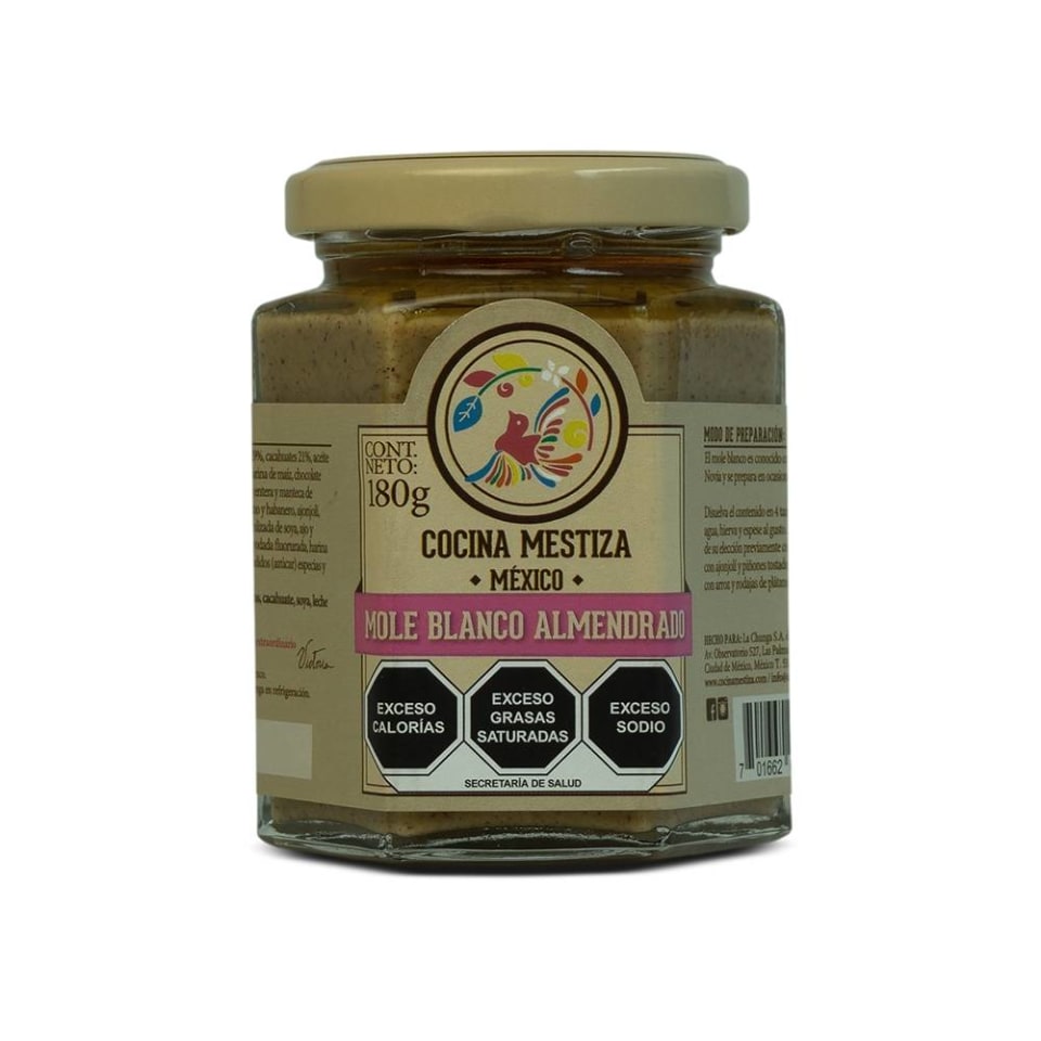 COCINA MESTIZA MOLE BLAN ALMENDRA 180GRS