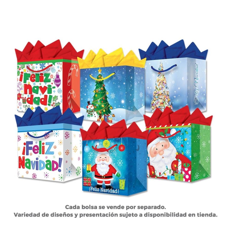Bolsa para Regalo Granmark Chica Navidad 884-NAVI-21W Varios Modelos 1 pza | Walmart Bolsa para Regalo Granmark Chica Navidad 884-NAVI-21W Varios Modelos 1 pza | Walmart