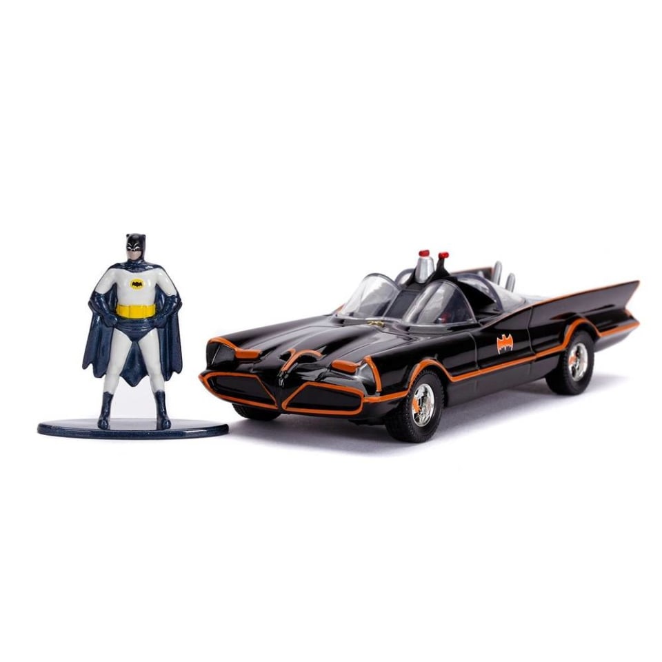 Vehículo Batman Batimóvil 1:32 con Surtido de Figuras Negro | Walmart