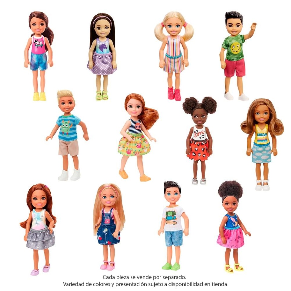 Muñeca Barbie Mundo de Chelsea Amigos Varios Modelos 1 pza | Walmart