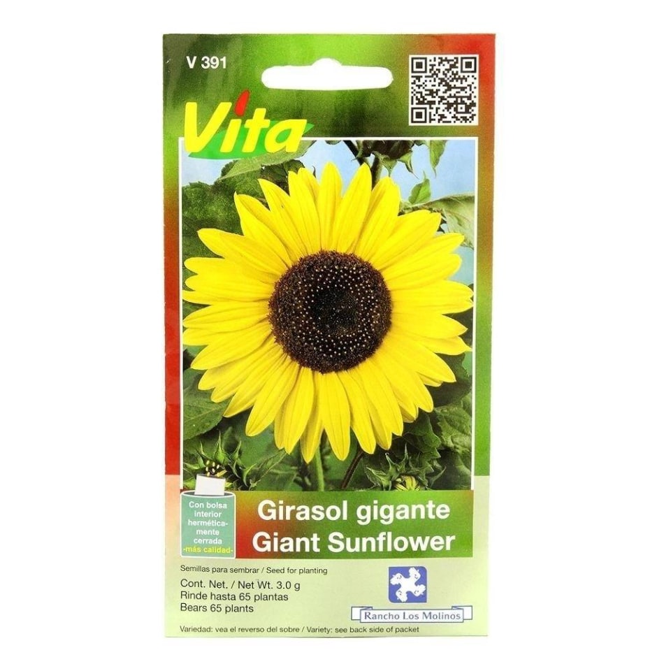 Semillas Vita Girasol Gigante 3 gr | Walmart