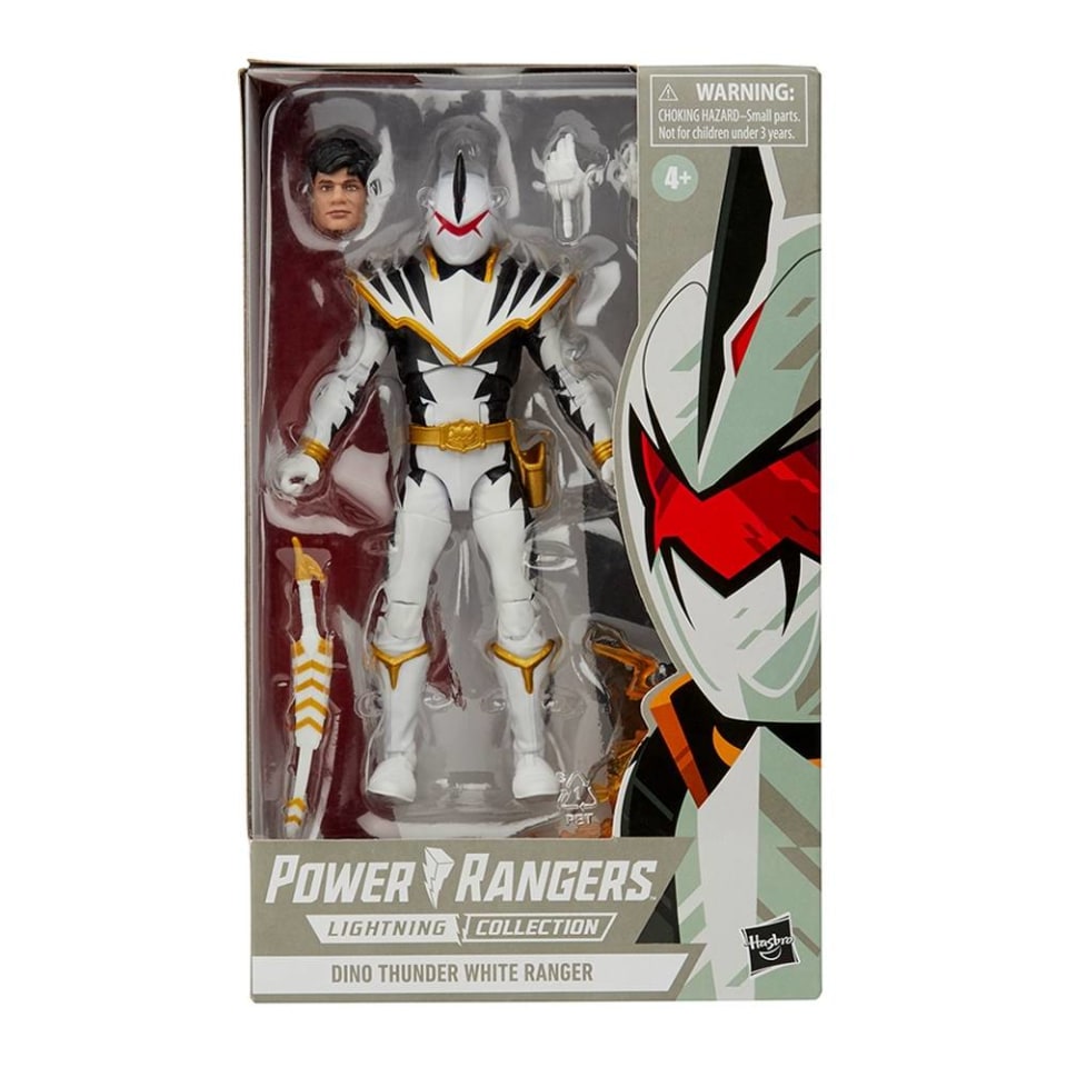 A menudo hablado mosquito Privación Figura Power Rangers Lightning Collection Dino Thunder White Ranger 6  Pulgadas | Walmart