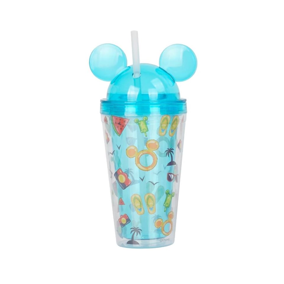 VASO C POPOTE MICKEY 450ML AZUL