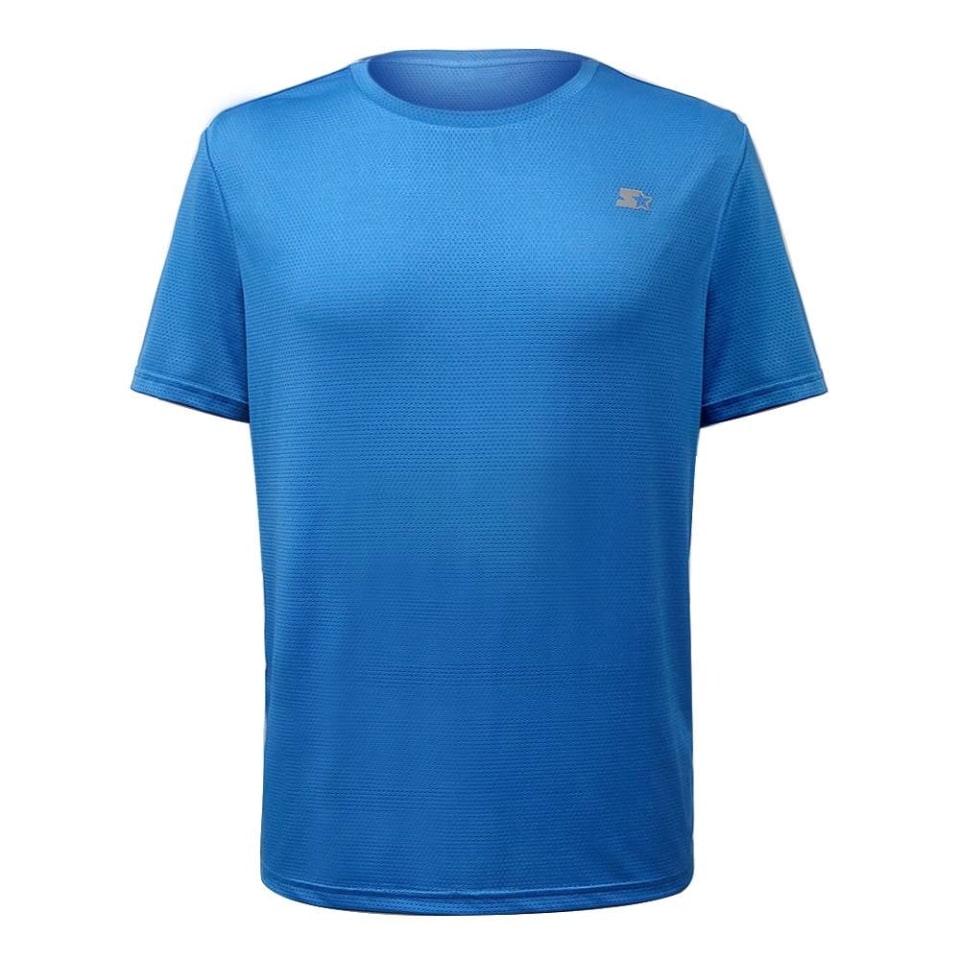 Playera Starter Talla M Deportiva Manga Corta Sólida Azul Rey | Walmart