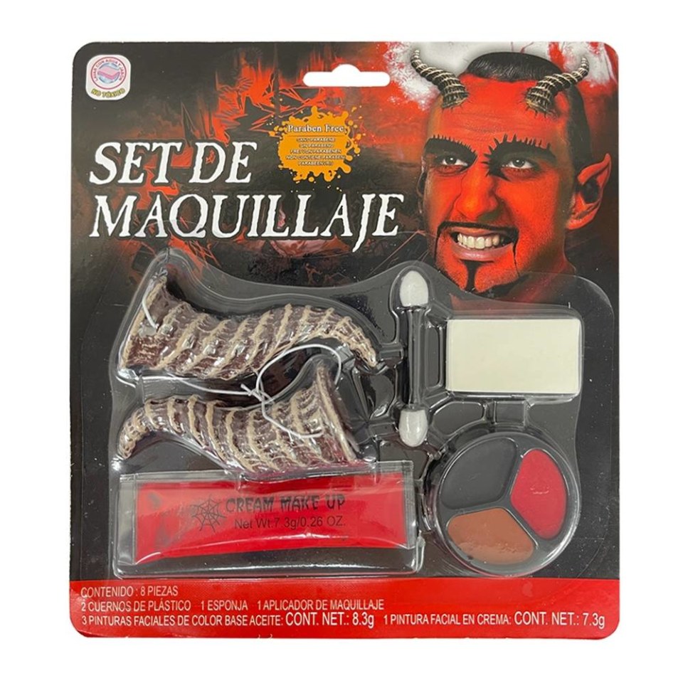 Maquillaje Halloween Way to Celebrate Set para Diablo | Walmart Maquillaje Halloween Way to Celebrate Set para Diablo | Walmart