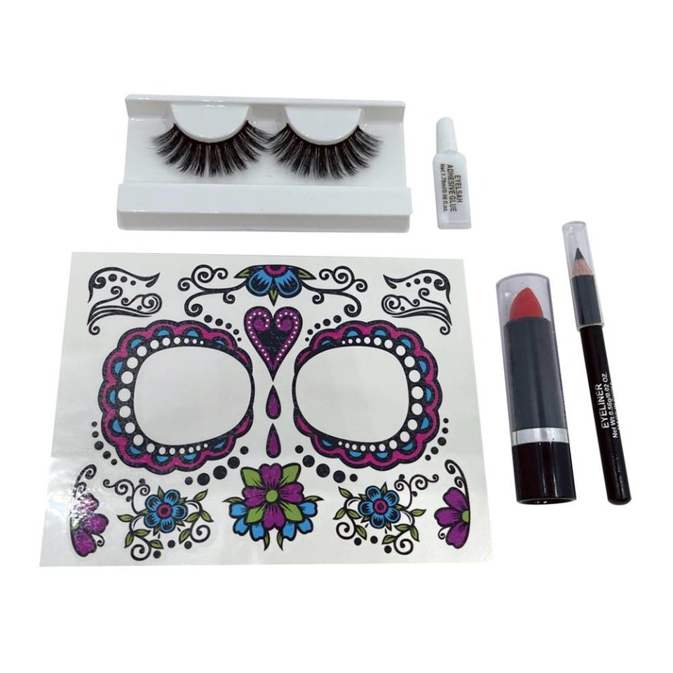 Maquillaje Halloween Way to Celebrate Set para Catrina Morado | Walmart Maquillaje Halloween Way to Celebrate Set para Catrina Morado | Walmart