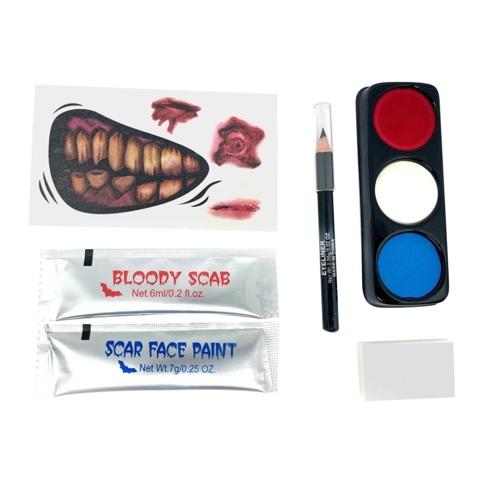 Maquillaje Halloween Way to Celebrate Set para Payaso Rosa | Walmart Maquillaje Halloween Way to Celebrate Set para Payaso Rosa | Walmart