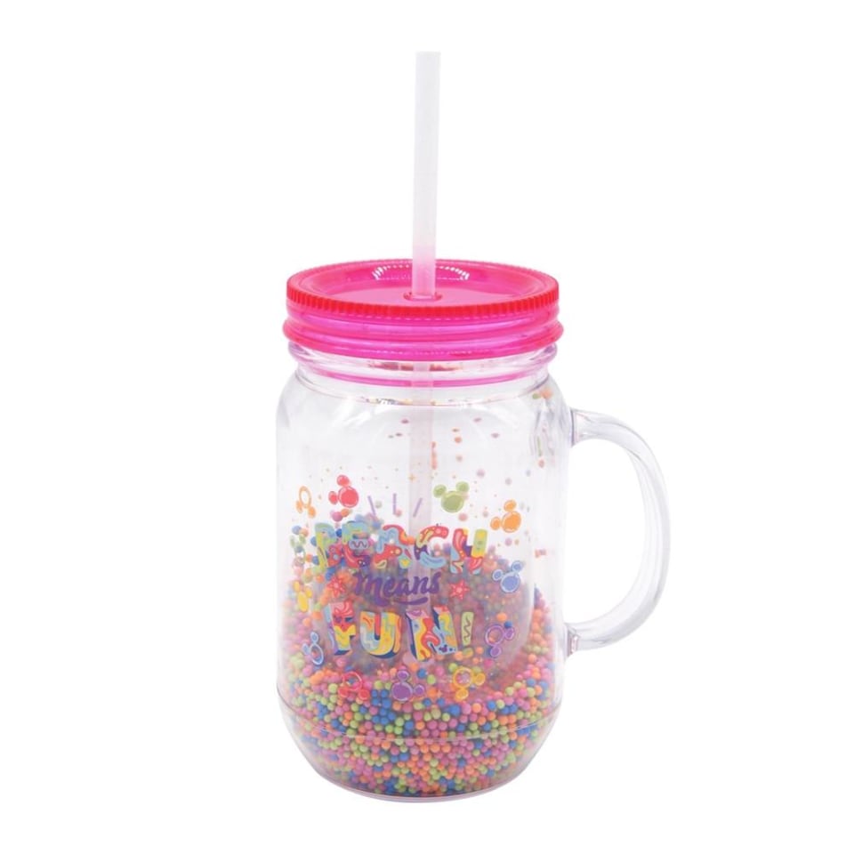 MASON JAR 400ML ROJO