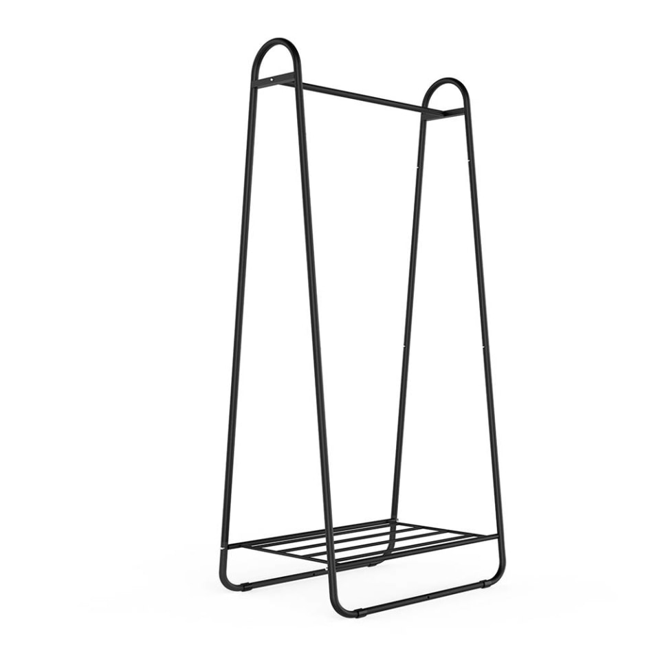 Rack para Ropa Hometrends con Repisa Metal Negro | Walmart