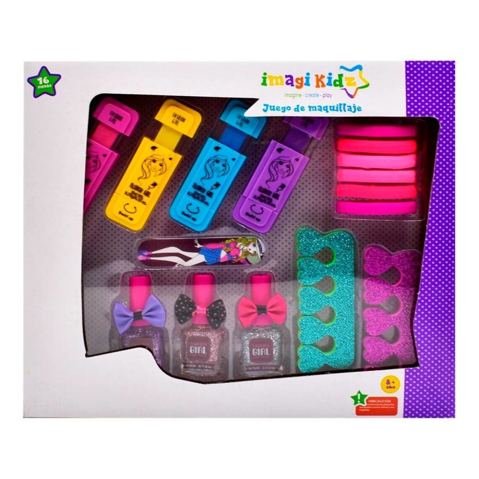 Juego de Maquillaje Imagi Kidz Multicolor 16 Piezas | Walmart Juego de Maquillaje Imagi Kidz Multicolor 16 Piezas | Walmart