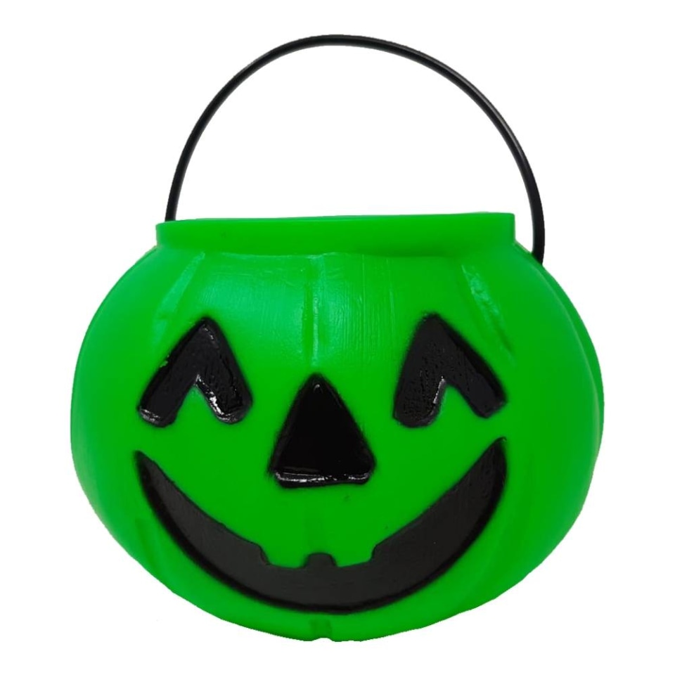 Calabaza de Plástico Halloween Chica Verde con Asa | Walmart Calabaza de Plástico Halloween Chica Verde con Asa | Walmart
