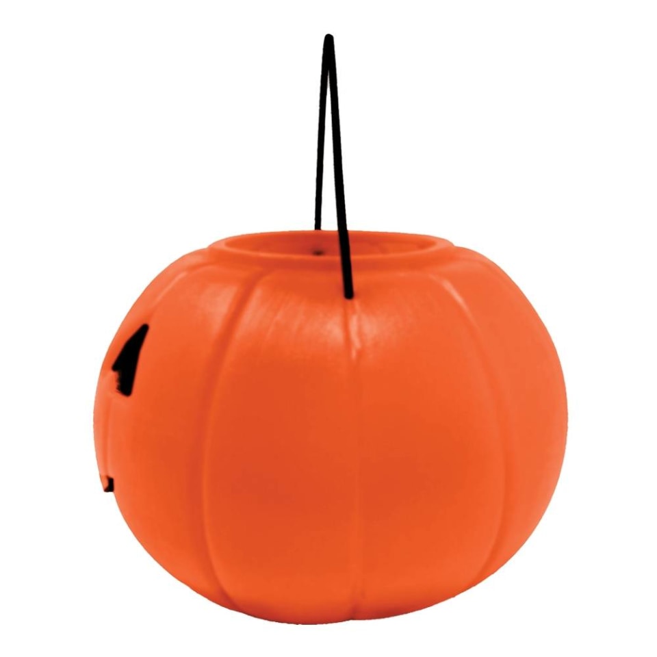 Calabaza de Plástico Halloween Grande Anaranjada con Asa | Walmart Calabaza de Plástico Halloween Grande Anaranjada con Asa | Walmart
