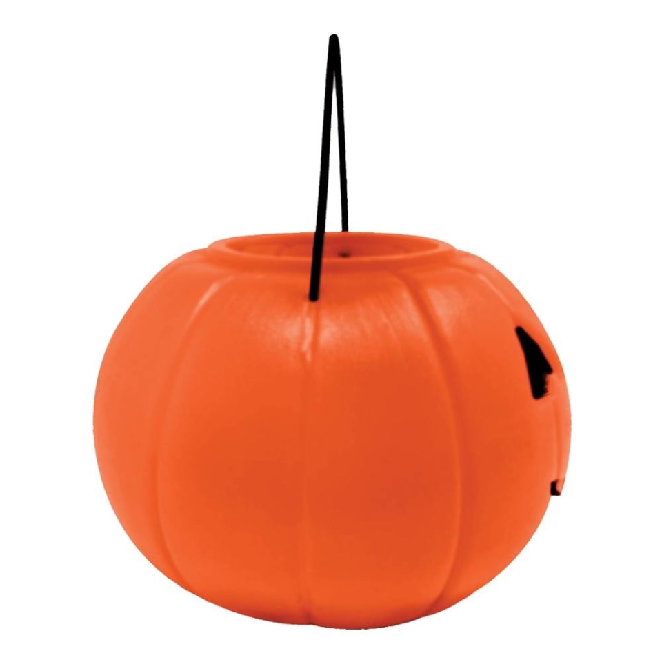 Calabaza de Plástico Halloween Grande Anaranjada con Asa | Walmart Calabaza de Plástico Halloween Grande Anaranjada con Asa | Walmart