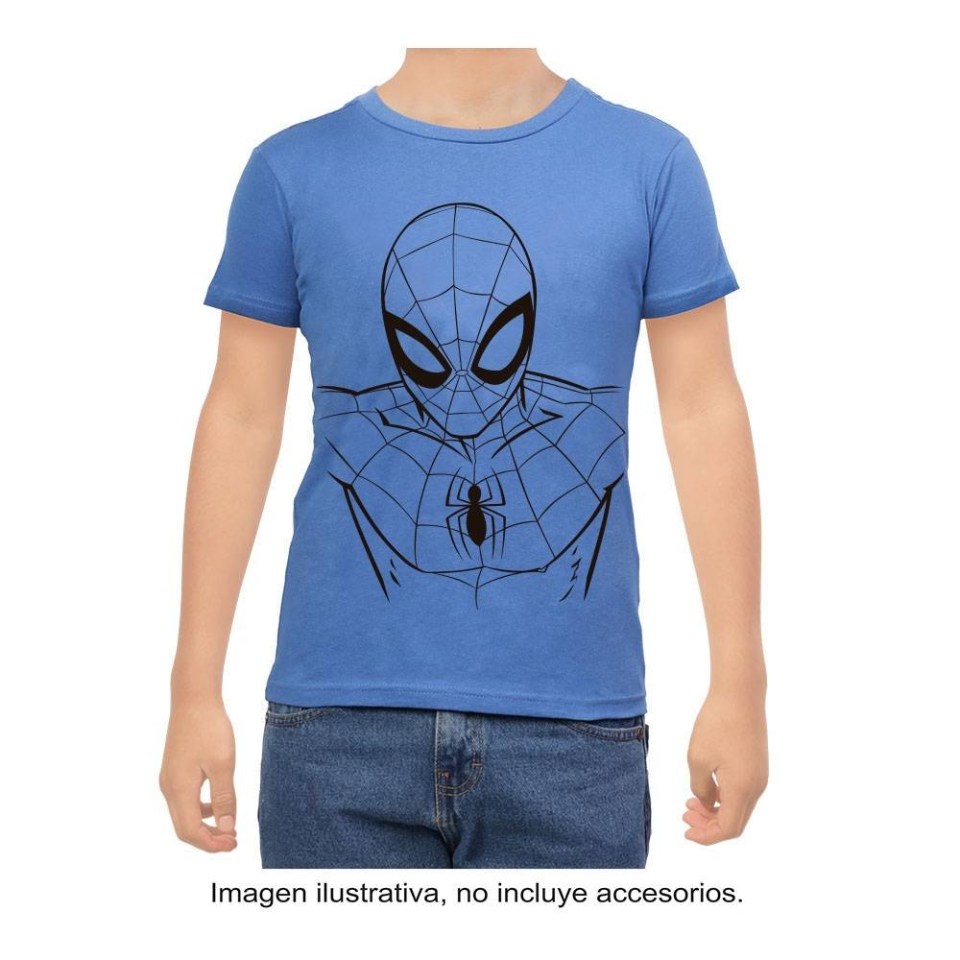 Playera Spiderman Talla 10 Lisa Estampado Superhéroe Azul Rey | Walmart